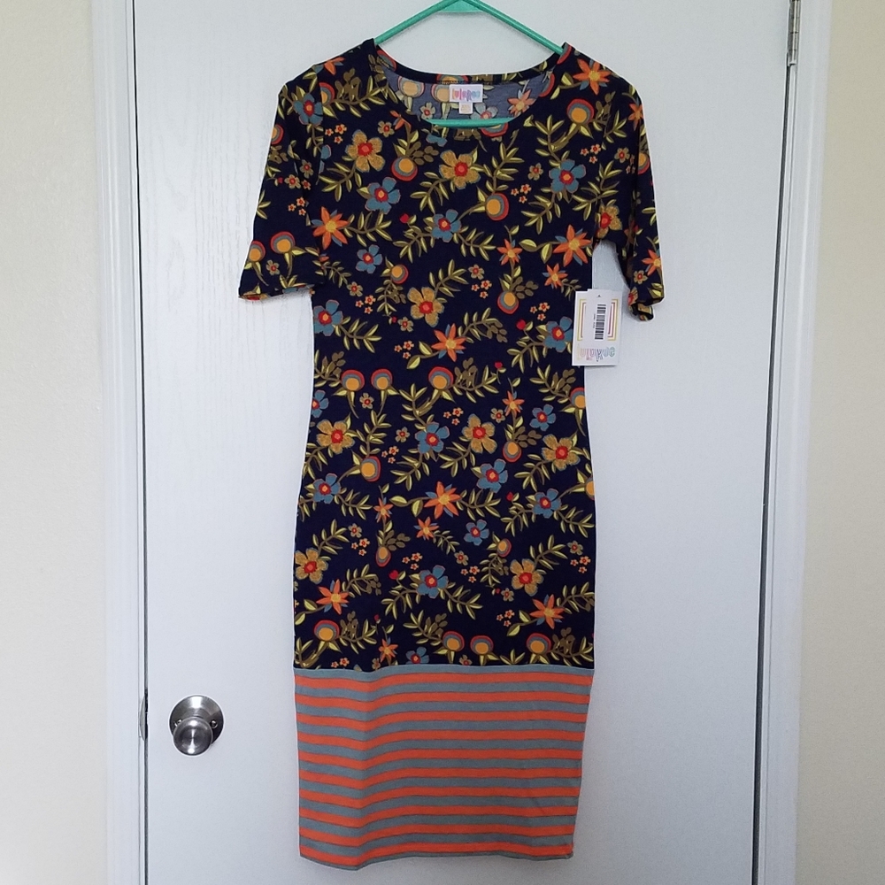 Nwt's Lularoe Fitted, Julia Bodycon Dress XXS
